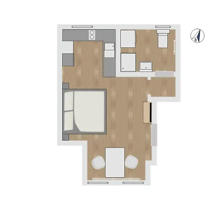 Fewo1846 - Kajuete Am Nordermarkt - Maritim Eingerichtetes Studio-Apartment Im Stadtzentrum Flensburgo Esterno foto