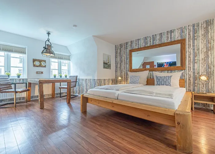 Fewo1846 - Kajuete Am Nordermarkt - Maritim Eingerichtetes Studio-Apartment Im Stadtzentrum